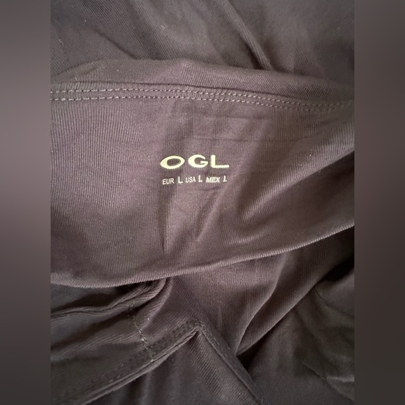 NWT OGL Square Neck Flowy New Airy Brami Midi Dress size L Midnight Navy - Picture 4 of 4